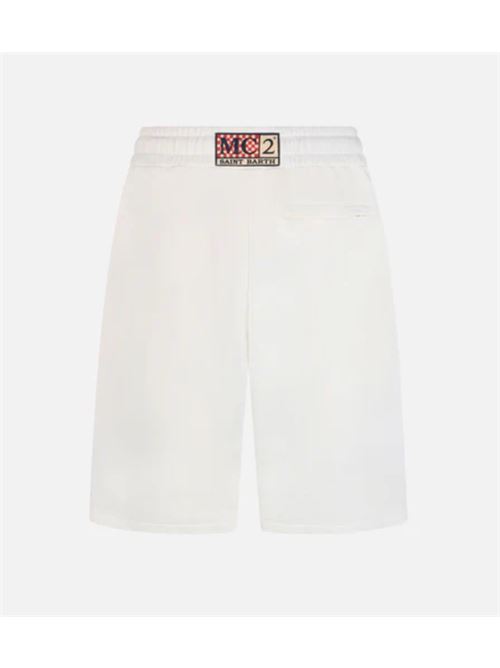 raw cut cotton fleece short MC2 SAINT BARTH | RANDLE-00049HSB 01N EMB